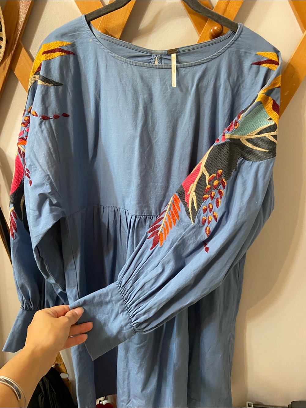 Embroidered Free People Dress
